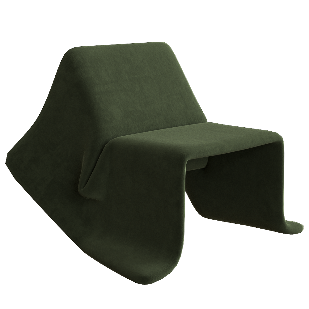 dg00138_绿色现代凳子