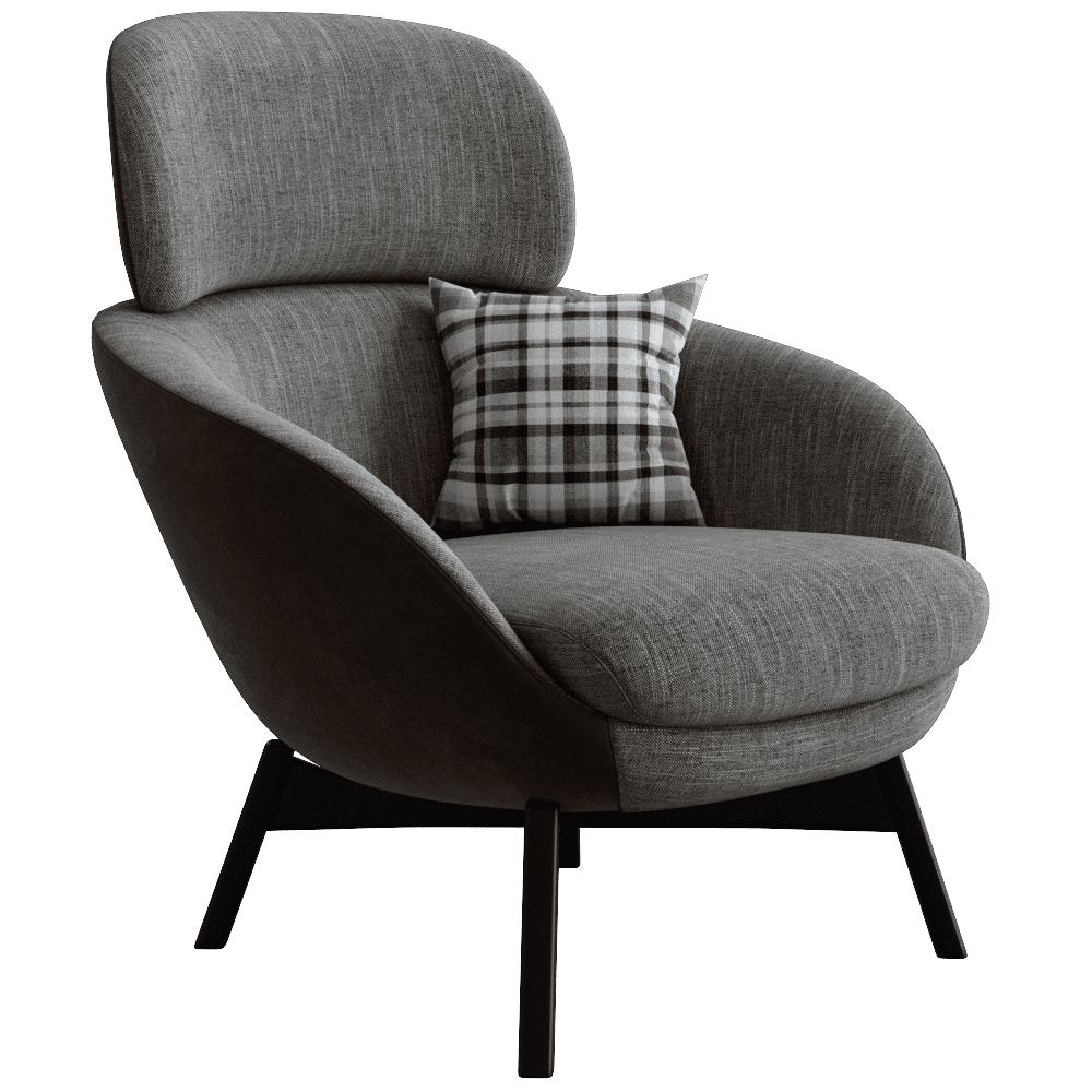 dm5100029-灰色单人沙发椅